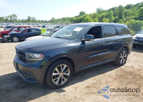 2014 Dodge Durango R/T z USA, uszkodzony, nr VIN 1C4SDJCT1EC509304
